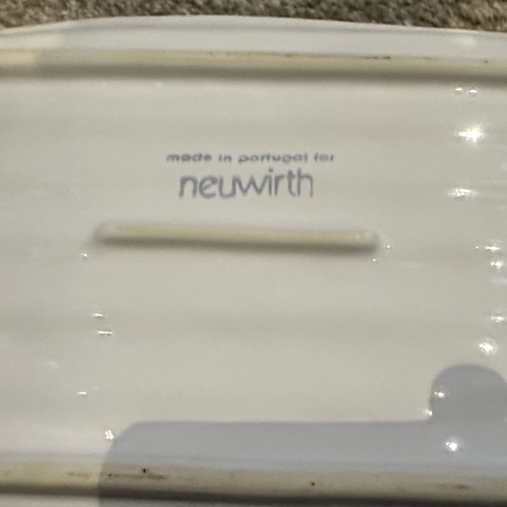 Rectangular Neuwirth White Asparagus Ceramic Serving Platter - Picture 4 of 4